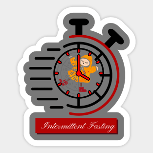 Circular intermittent fasting Sticker